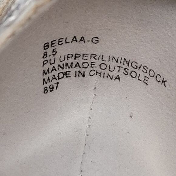 MADDEN GIRL Heels Women's 8.5 Silver Glitter Sparkle Open Toe Prom Wedding Eveni - Picture 8 of 14